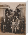 Wealthy rail passengers, August 1876. stretched canvas small none Art Print - Science Museum Shop