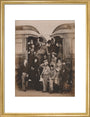 Wealthy rail passengers, August 1876. art print medium gold Art Print - Science Museum Shop