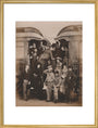 Wealthy rail passengers, August 1876. art print large gold Art Print - Science Museum Shop