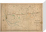 A Plan and Section of an intended Railway or Tram-Road from Liverpool to Manchester, 1824. stretched canvas small none Art Print - Science Museum Shop