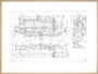 General arrangement of 0-6-0ST Hunslet Austerity (LNER J94 class) locomotive. art print extra large natural Art Print - Science Museum Shop