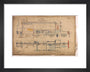 General arrangement of Stirling Single 4-2-2, 1874. art print extra small black Art Print - Science Museum Shop