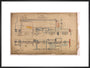 General arrangement of Stirling Single 4-2-2, 1874. art print extra large black Art Print - Science Museum Shop