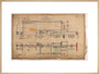 General arrangement of Stirling Single 4-2-2, 1874. art print extra large natural Art Print - Science Museum Shop