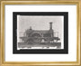 Great Western Railway broad gauge locomotive North Star, constructed by Robert Stephenson & Co, Newcastle. art print extra small gold Art Print - Science Museum Shop