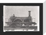Great Western Railway broad gauge locomotive North Star, constructed by Robert Stephenson & Co, Newcastle. stretched canvas small none Art Print - Science Museum Shop