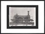 Great Western Railway broad gauge locomotive North Star, constructed by Robert Stephenson & Co, Newcastle. art print large black Art Print - Science Museum Shop