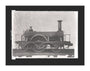 Great Western Railway broad gauge locomotive North Star, constructed by Robert Stephenson & Co, Newcastle. unstretched canvas extra large none Art Print - Science Museum Shop