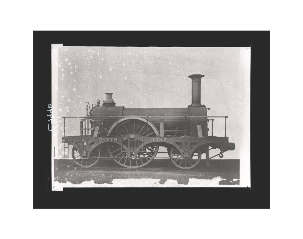 Great Western Railway broad gauge locomotive North Star, constructed by Robert Stephenson & Co, Newcastle. art print extra small none Art Print - Science Museum Shop