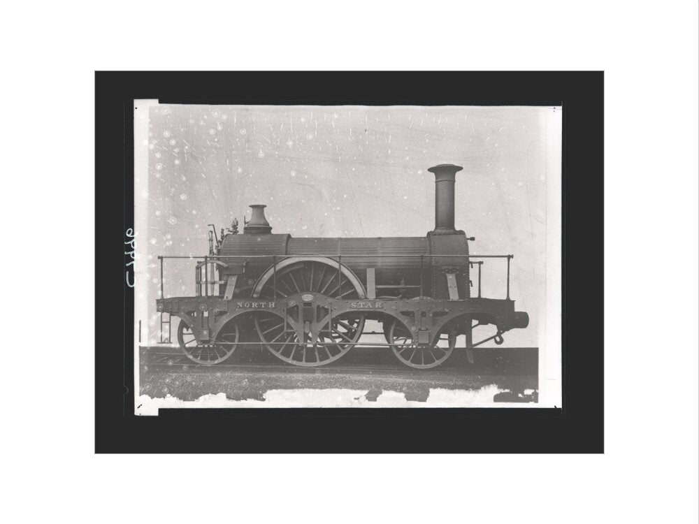 Great Western Railway broad gauge locomotive North Star, constructed by Robert Stephenson & Co, Newcastle. art print medium none Art Print - Science Museum Shop