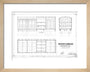 Hearse carriage for Necropolis train, London and South Western Railway, 1899. art print extra small natural Art Print - Science Museum Shop
