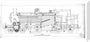 Class I3 4-4-2T superheated express tank engine, side elevation annotated with oiling points. stretched canvas large none Art Print - Science Museum Shop