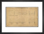 Drawing, general arrangement Great Western Railway broad gauge third class passenger wagon, 1842. art print small black Art Print - Science Museum Shop