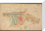 Plan of Marylebone station and surrounding area including platforms and offices, stables, goods shed and offices, etc, 1901. stretched canvas small none Art Print - Science Museum Shop