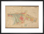 Plan of Marylebone station and surrounding area including platforms and offices, stables, goods shed and offices, etc, 1901. art print medium black Art Print - Science Museum Shop