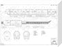 General arrangement of APT-E power car, British Railways research department, 1970. stretched canvas small none Art Print - Science Museum Shop