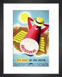 Poster, British Railways (Southern Region), Eastbourne - sun trap of the South, by Bromfield, 1960s. art print extra small black Art Print - Science Museum Shop