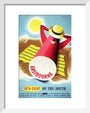Poster, British Railways (Southern Region), Eastbourne - sun trap of the South, by Bromfield, 1960s. art print extra small white Art Print - Science Museum Shop