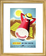 Poster, British Railways (Southern Region), Eastbourne - sun trap of the South, by Bromfield, 1960s. art print extra small gold Art Print - Science Museum Shop