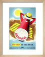 Poster, British Railways (Southern Region), Eastbourne - sun trap of the South, by Bromfield, 1960s. art print extra small natural Art Print - Science Museum Shop