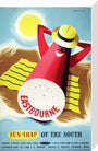 Poster, British Railways (Southern Region), Eastbourne - sun trap of the South, by Bromfield, 1960s. stretched canvas medium none Art Print - Science Museum Shop