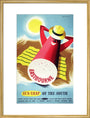 Poster, British Railways (Southern Region), Eastbourne - sun trap of the South, by Bromfield, 1960s. art print large gold Art Print - Science Museum Shop