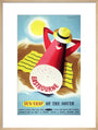 Poster, British Railways (Southern Region), Eastbourne - sun trap of the South, by Bromfield, 1960s. art print large natural Art Print - Science Museum Shop