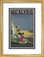 Poster, London & North Eastern Railway, Tynemouth, by Alfred Lambart, 1926. art print small gold Art Print - Science Museum Shop