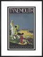 Poster, London & North Eastern Railway, Tynemouth, by Alfred Lambart, 1926. art print large black Art Print - Science Museum Shop