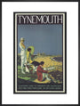 Poster, London & North Eastern Railway, Tynemouth, by Alfred Lambart, 1926. art print extra large black Art Print - Science Museum Shop