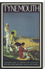 Poster, London & North Eastern Railway, Tynemouth, by Alfred Lambart, 1926. stretched canvas large none Art Print - Science Museum Shop