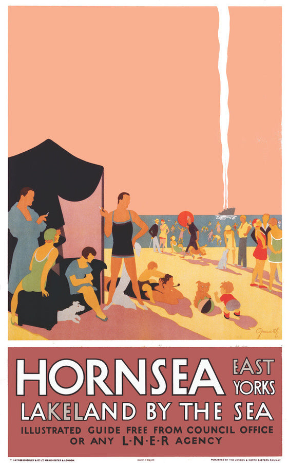 'Hornsea - Lakeland by the Sea', LNER poster, 1923-1947. Art Print - Science Museum Shop