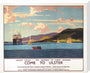 'Come to Ulster', LMS poster, c 1930s. stretched canvas large none Art Print - Science Museum Shop