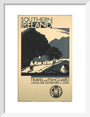 GWR poster. Southern Ireland art print small white Art Print - Science Museum Shop