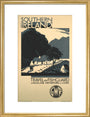 GWR poster. Southern Ireland art print medium gold Art Print - Science Museum Shop