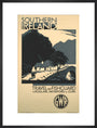 GWR poster. Southern Ireland art print large black Art Print - Science Museum Shop