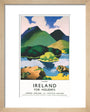'Ireland for Holidays - Killarney', LMS poster, c 1930s. art print extra small natural Art Print - Science Museum Shop