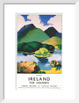 'Ireland for Holidays - Killarney', LMS poster, c 1930s. art print small white Art Print - Science Museum Shop