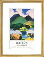 'Ireland for Holidays - Killarney', LMS poster, c 1930s. art print small gold Art Print - Science Museum Shop