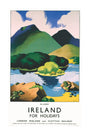 'Ireland for Holidays - Killarney', LMS poster, c 1930s. unstretched canvas extra large none Art Print - Science Museum Shop