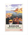 'Bangor, Northern Ireland', BR poster, 1955. art print extra small none Art Print - Science Museum Shop