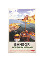 'Bangor, Northern Ireland', BR poster, 1955. unstretched canvas small none Art Print - Science Museum Shop