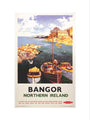 'Bangor, Northern Ireland', BR poster, 1955. art print medium none Art Print - Science Museum Shop