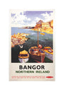 'Bangor, Northern Ireland', BR poster, 1955. unstretched canvas medium none Art Print - Science Museum Shop