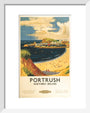 'Portrush', BR (LMR) poster, 1952. art print extra small white Art Print - Science Museum Shop