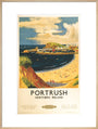 'Portrush', BR (LMR) poster, 1952. art print extra large natural Art Print - Science Museum Shop