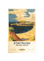 'Portrush', BR (LMR) poster, 1952. unstretched canvas small none Art Print - Science Museum Shop