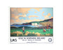 'Golf in Northern Ireland', LMS poster, c 1925. art print extra small none Art Print - Science Museum Shop