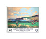 'Golf in Northern Ireland', LMS poster, c 1925. unstretched canvas small none Art Print - Science Museum Shop
