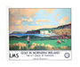 'Golf in Northern Ireland', LMS poster, c 1925. unstretched canvas large none Art Print - Science Museum Shop